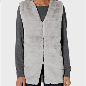 Echo Design Faux Fur Vest Size M/L